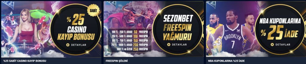 sezonbet bonus talep